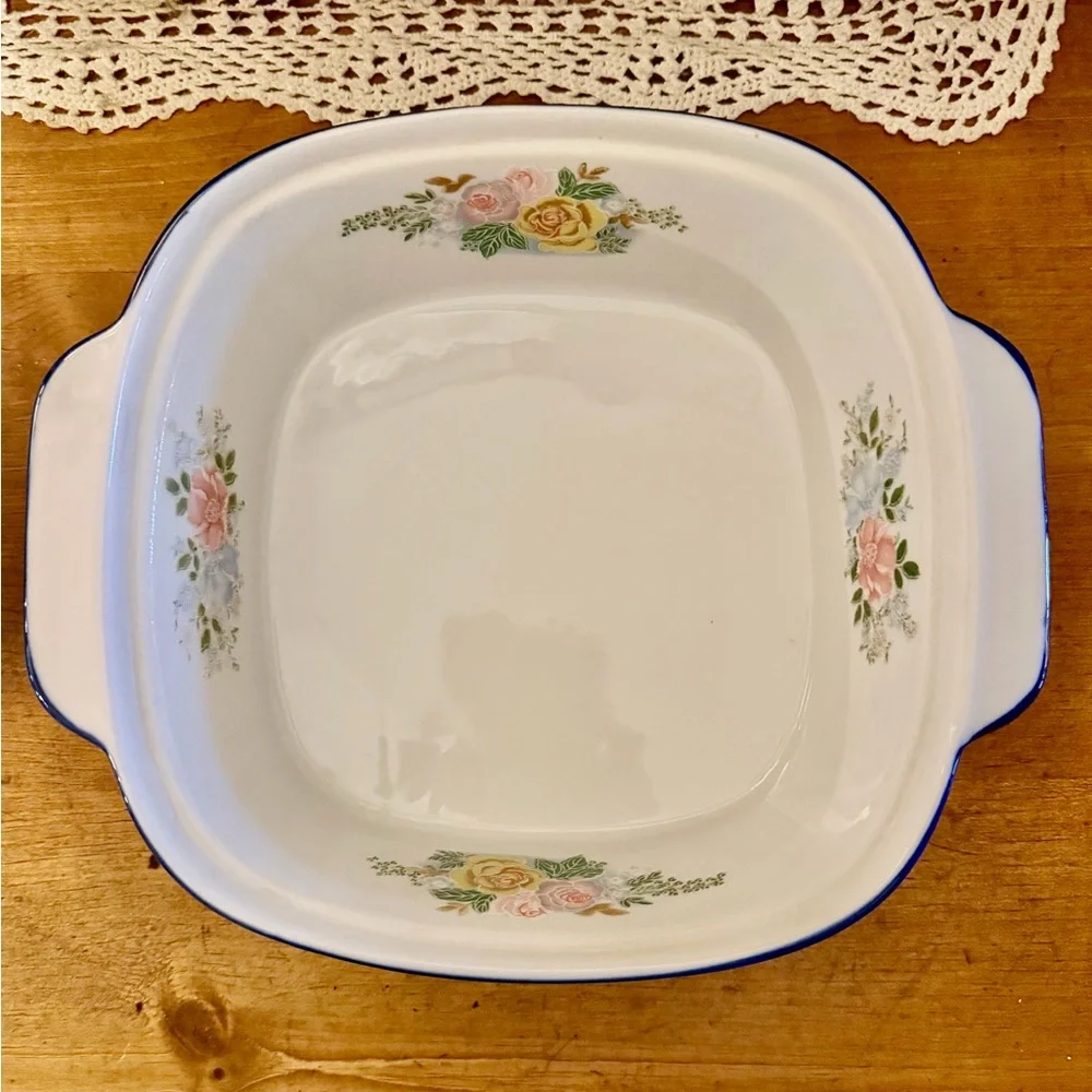 Vintage CorningWare casserole dish
